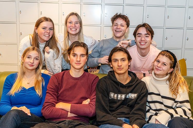 De feestclub van het Stedelijk Gym Nijmegen